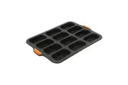 Silicone 12 Cup Mini Loaf Pan (Grey) - 35.5x24.5cm