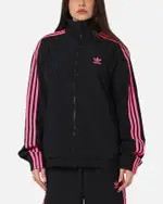 [ADIDAS] Adidas Firebird Track Jacket Black/lucid Pink - Size M M Black/Lucid Pin