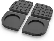 [SEISSO] Anti Vibration Pads, Washer & Dryer Shock and Noise Cancelling Washing Machine Foot Pads, Washing Machine Stabilizer Support Provent Laundry Shaking Skidding, Washer Vibration Pads-Round