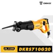 DEKO DKRS710G20 710W Electric Saw Reciprocating Saw with Saw Blades Jigsaw Chain