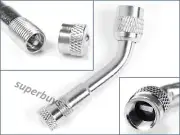 1pc 135 Degree Schrader Valve Extension Adapter Motorcycle Tube Extender Rim