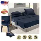 Deluxe Solid Flex Top King 6-Piece Set - Super Soft & Breathable Microfiber