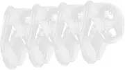 TOGEVAL Baseball Cap Display Support Hat Holder for Retail Home Travel 4 Set Pp Plastic Hat Rack Scratch-Free Surface and Shape Retention White