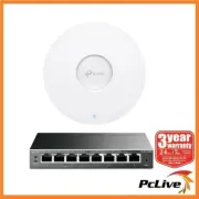 TP-Link EAP610 + TL-SG108PE 4-port POE+ Gigabit Smart Switch Access Point Omada