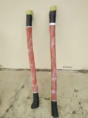 Didgeridoo pair , approx. 120cm and 130 cm.