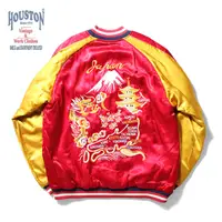 在飛比找蝦皮商城優惠-【HOUSTON JAPAN】 紅金橫須賀刺繡夾克 日本地圖