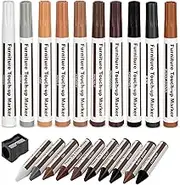 DAIXISM Furniture Repair Kit Wood Markers Wax Sticks, for Stains, Scratches, Wood Floors, Tables, Desks, Carpenters, Bedposts, Touch Ups, and Cover Ups (21)