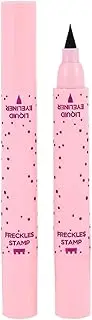Freckles Pen,Facial Dot Pen - Water-resistant 2 In 1 Fake Freckles Stamps Eye Liner Long Lasting Beauty Tool for Women Girl Everyday Makeup