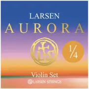 NEW Larsen Aurora violin string set MEDIUM 1/4 Made in Denmark free postage