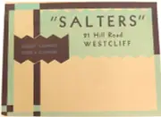 .RARE ART DECO 1940s SAMUEL JONES & Co UNUSED LARGE LITHOGRAPH COMPANY LABEL #16