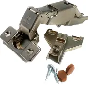 170 Degree Kitchen Door Hinge Kit for New or Replacement Door Hinges: Includes H