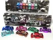 7 AFX-tras 1949 MERCURY HOT ROD COUPE Aurora TOMY AFX Body Mount LIQUID Box Set!