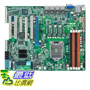 [美國直購 ShopUSA] Asus 主機板 Socket 1155 Intel C204 DDR3 V 4GbE ATX Server Intel - LGA 1155 $10000