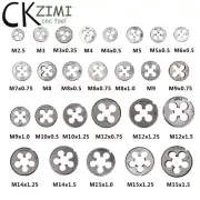 NEW M2.5 M3 M4 M5 M6 M7 M8 M9 M10 M12 M14 M15 HSS CNC Threading Metric Round Die