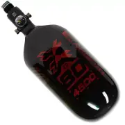 HK ARMY Rush Carbon Tank - 80 / 4500 - Black / Red - Pro Regulator