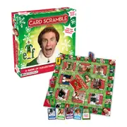 Elf Card Scramble Board Game