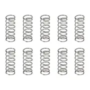 20Pack 0.8x10x30mm(DxODxL) Compression Spring Spring Steel Extension Spring Gray
