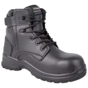 Titan Lithium Ultra Side-Zip Waterproof Safety Boots Metal-Free Slip-Resistant