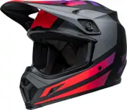 Bell MX-9 MIPS Alter Ego, motocross helmet , color: Matt Black/Grey/Red/Purple , size: XXL