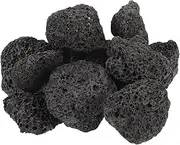HAMPPLIES 1Bag Volcanic Stone Decorative Rocks for Fish Tank Natural Porous Lava Rock for Aquatic Plants Decor Safe for Fresh Saltwater Environments for Craft Projects