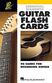 Essential Elements Guitar Flash Cards Beginner Instruction Hal Leonard