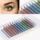 Lashes Individual Cluster Eyelashes Cosplay Eyelash Glitter Colored Eyelashes