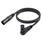 1Pcs XLR Microphone Extension Cable Adapter , 90 Degree XLR Female to5452