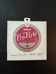 D'Addario Pro-Arte Cello String Set, 4/4 Scale, J59, Medium Tension