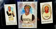Three card lot Roberto Clemente Allen Ginter Pirates