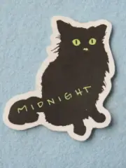 Beer STICKER ~ WILEY ROOTS Brewing Midnight on the Run Stout ~ Greeley, CO ~ CAT