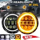 for Chevy Nova 1963-1978 Pair 7" Inch Headlights Round Hi/Lo Sealed Beam DOT