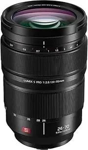 [Panasonic] LUMIX S Series PRO 24-70mm F2.8 L-Mount Versatile Camera Lens with Dust/Splash/Freeze Resistant Design (S-E2470GC)