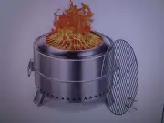 CIAYS Smokeless Firepit or Grill, 19 Inch Fire Pit for Camping