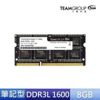 在飛比找momo購物網優惠-【TEAM 十銓】ELITE DDR3L 1600 8GB 