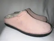 *New* Women's Ralph Lauren Sport Suede Clog Mules Slippers- Pink - 8.5