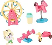 ORFOFE 1 Set Seesaw Swing Slide Playhouse Set Educational Plaything for Imagination Creativity Development Birthday Present