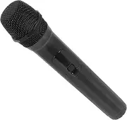 Simulation Microphone Mixer Audio Karaoke Prop Gaming Mic Props Fake Phone Microphone for Party Plaything Party Favor Pretend Play Mic Pretend Play Black Plastic