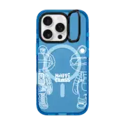 iPhone 16 Pro Impact Ring Stand Case MagSafe Compatible Happi Class X-Kun (White) By Herocross