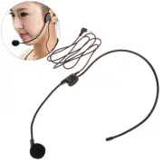 3.5MM Headworn Wired Microphone Voice Amplifier Speaker Mic For Speecher Guide