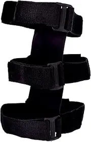 itdegno Black Roll Bar Car Powder Extinguisher Holder Strap Fire Extinguisher Holder Storage Bands for Car Truck TJ YJ JK CJ Jeep Wrangler