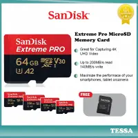 在飛比找蝦皮購物優惠-Sandisk Extreme Pro MicroSD 存儲