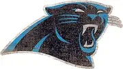 NFL Carolina Panthers Unisex Carolina Panthers Team Logo 8in Cutout, Team Color, 8 inch