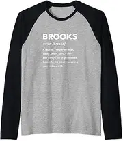 Mens Brooks Name Raglan Baseball Tee