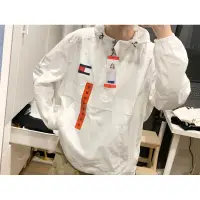 在飛比找蝦皮購物優惠-全新｜Tommy Hilfiger 防風 風衣 衝鋒衣 白色