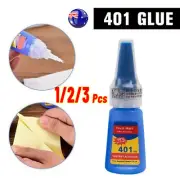 1-3Pcs 401 Super Strong Glue Glureo Multipurpose High-Grade Bonding Instant Glue