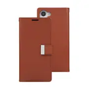 Goospery Rich Diary Case for Samsung Galaxy S23 - Brown
