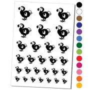 Extinct Dodo Bird Temporary Tattoo Water Resistant Set