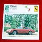 1964-66 Ferrari 500 Superfast - Edito-Service, SA collector card