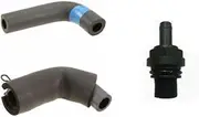 FEILIDAPARTS VENTILATION HOSE No.1 No.2 PCV VALVE 3 PCS of Set,intended for Toyota 4Runner Tacoma 2005-2016