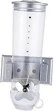 B Baosity Cereal Dispenser Bucket, Airtight Household Multipurpose Kitchen Cereal Storage Container Wall Mounted for Rice Sugar Snacks, Silver